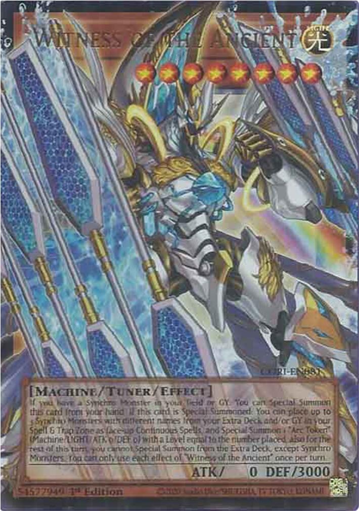 Witness of the Ancient (Secret Rare) [CORI-EN081] Secret Rare | Shuffle n Cut Hobbies & Games