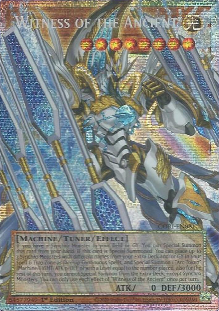 Witness of the Ancient (Starlight Rare) [CORI-EN081] Starlight Rare | Shuffle n Cut Hobbies & Games