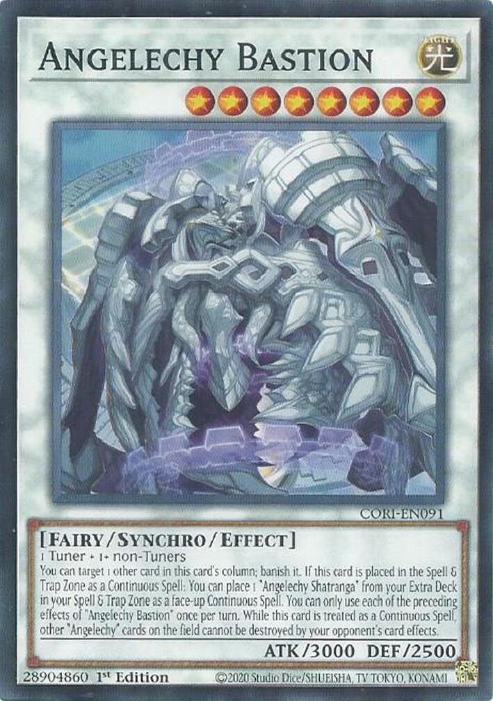 Angelechy Bastion [CORI-EN091] Common | Shuffle n Cut Hobbies & Games