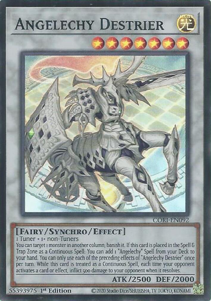 Angelechy Destrier [CORI-EN092] Super Rare | Shuffle n Cut Hobbies & Games