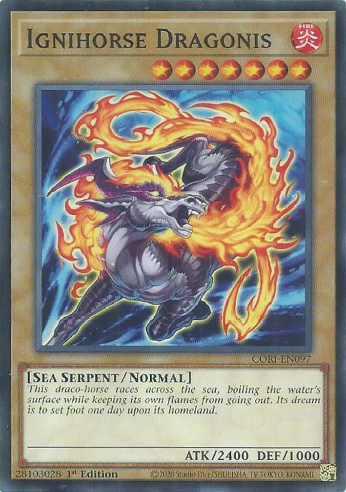 Ignihorse Dragonis [CORI-EN097] Common | Shuffle n Cut Hobbies & Games