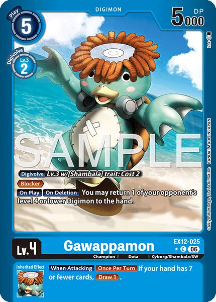 Gawappamon [EX12-025] (Limited Foil) [Digital World Shambala] | Shuffle n Cut Hobbies & Games