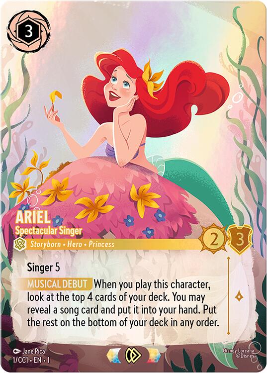 Ariel - Spectacular Singer (1) [Promo Cards] | Shuffle n Cut Hobbies & Games