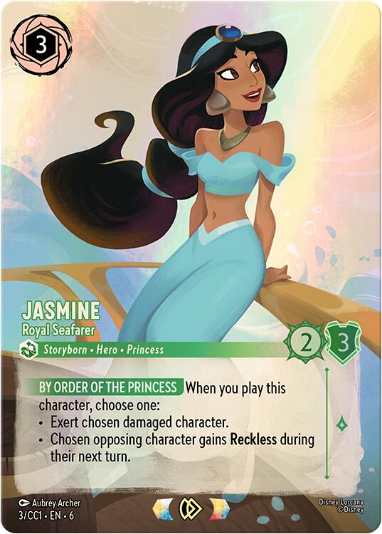 Jasmine - Royal Seafarer (3) [Promo Cards] | Shuffle n Cut Hobbies & Games