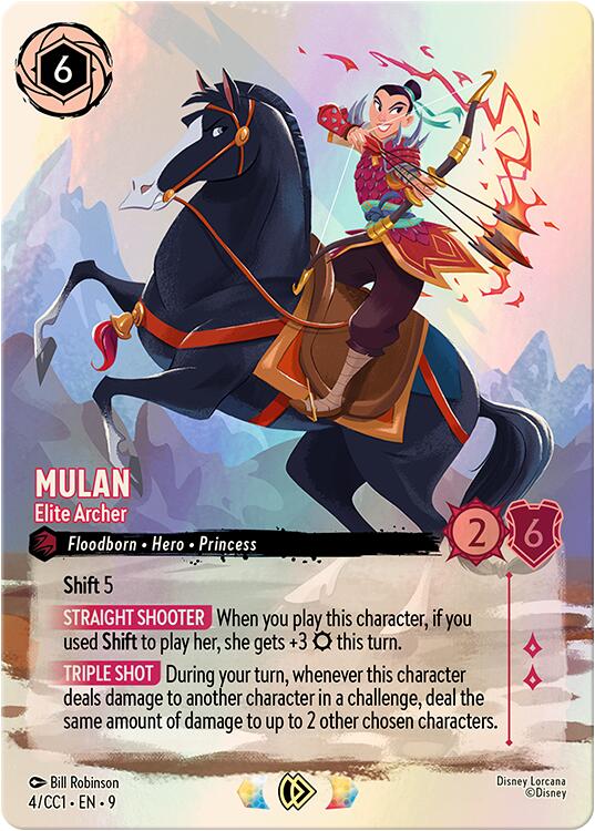 Mulan - Elite Archer (4) [Promo Cards] | Shuffle n Cut Hobbies & Games
