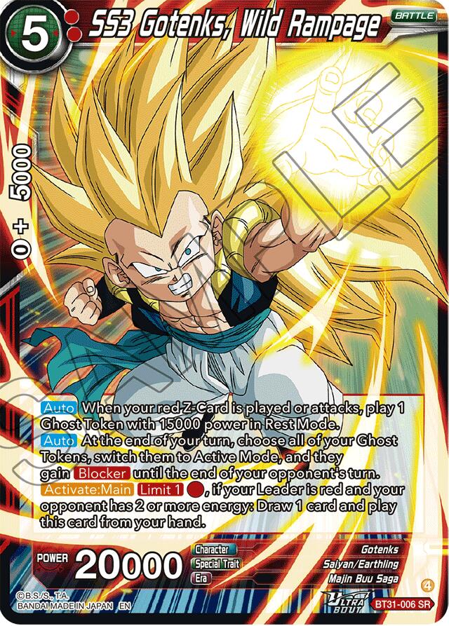 SS3 Gotenks, Wild Rampage (BT31-006) [Impact Beyond Dimensions] | Shuffle n Cut Hobbies & Games