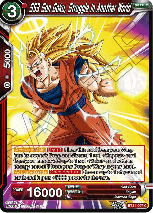 SS3 Son Goku, Struggle in Another World (BT31-007) [Impact Beyond Dimensions] | Shuffle n Cut Hobbies & Games
