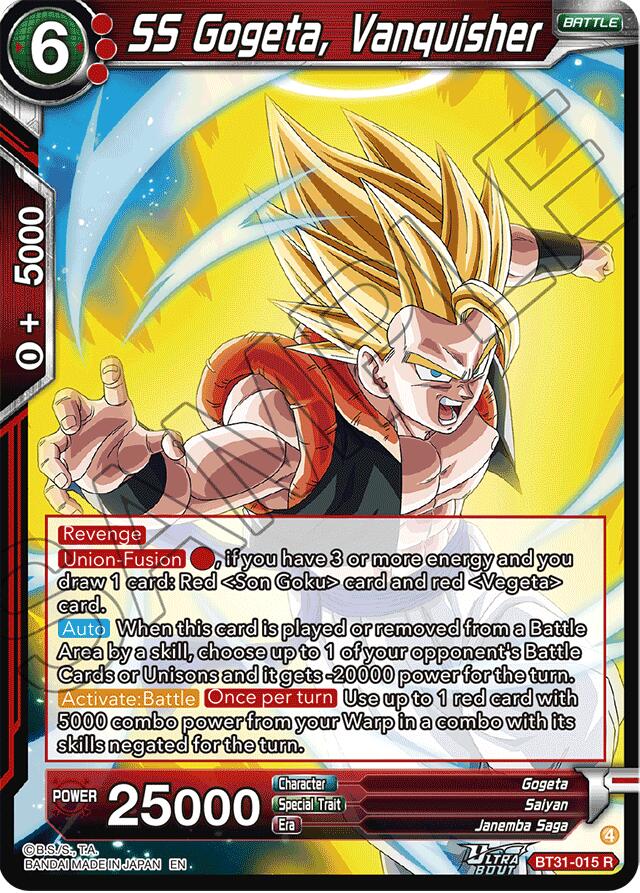 SS Gogeta, Vanquisher (BT31-015) [Impact Beyond Dimensions] | Shuffle n Cut Hobbies & Games