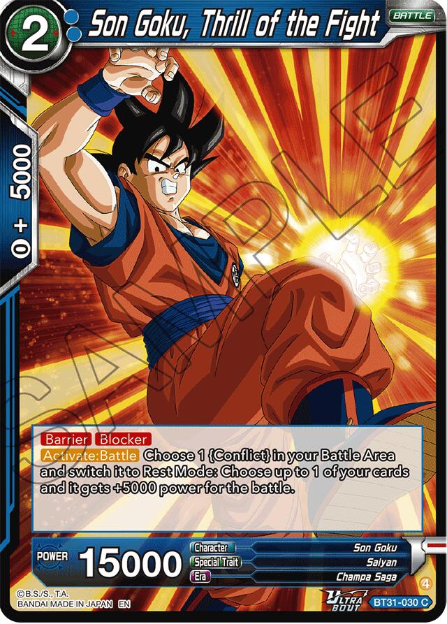 Son Goku, Thrill of the Fight (BT31-030) [Impact Beyond Dimensions] | Shuffle n Cut Hobbies & Games