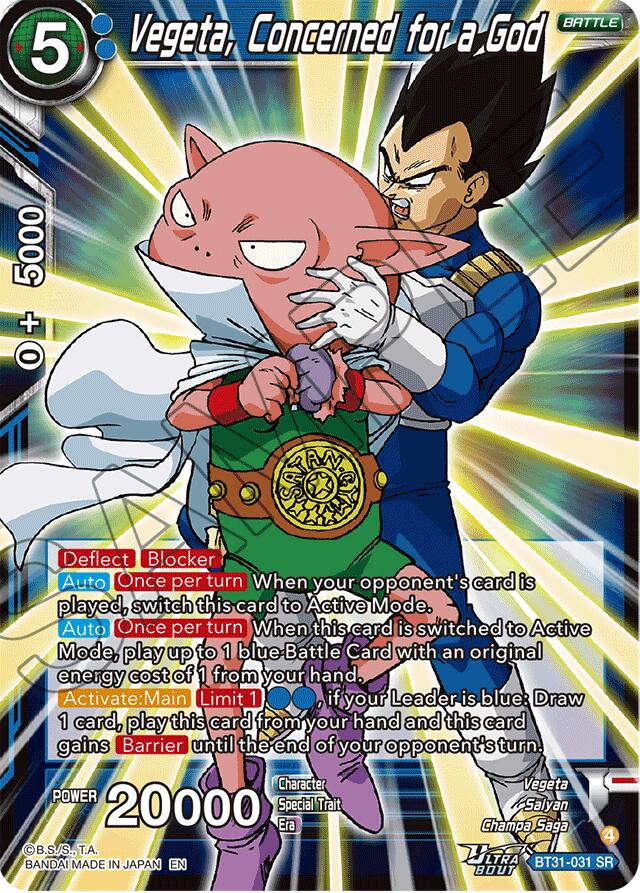 Vegeta, Concerned for a God (BT31-031) [Impact Beyond Dimensions] | Shuffle n Cut Hobbies & Games