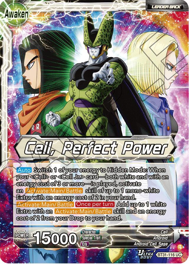 Cell // Cell, Perfect Power (BT31-116) [Impact Beyond Dimensions] | Shuffle n Cut Hobbies & Games