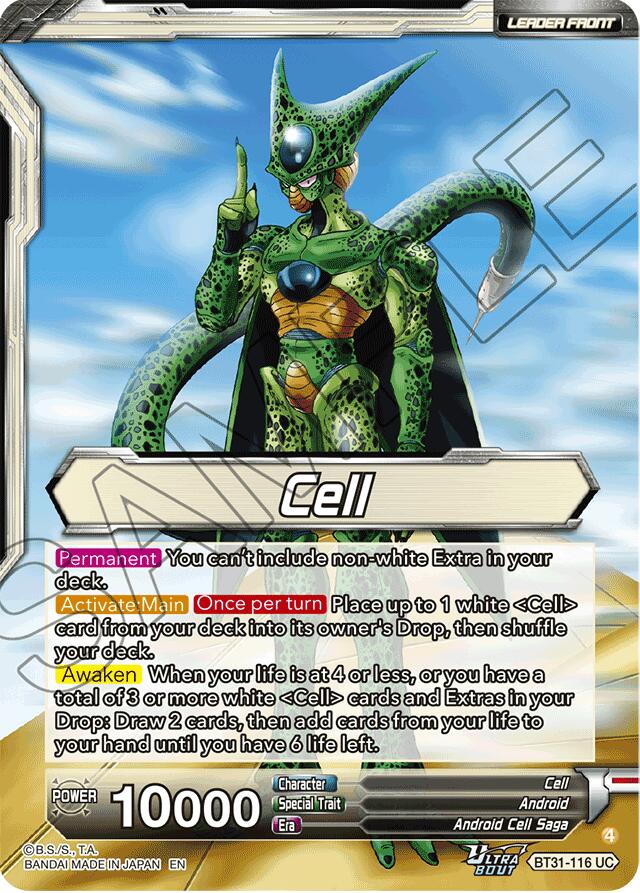 Cell // Cell, Perfect Power (BT31-116) [Impact Beyond Dimensions] | Shuffle n Cut Hobbies & Games