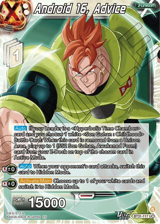 Android 16, Advice (BT31-117) [Impact Beyond Dimensions] | Shuffle n Cut Hobbies & Games