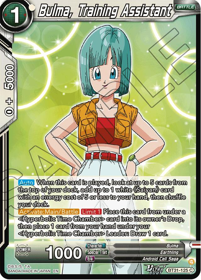 Bulma, Training Assistant (BT31-125) [Impact Beyond Dimensions] | Shuffle n Cut Hobbies & Games