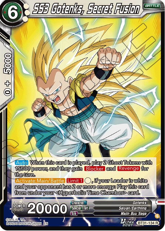 SS3 Gotenks, Secret Fusion (BT31-134) [Impact Beyond Dimensions] | Shuffle n Cut Hobbies & Games