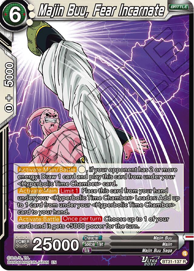 Majin Buu, Fear Incarnate (BT31-137) [Impact Beyond Dimensions] | Shuffle n Cut Hobbies & Games