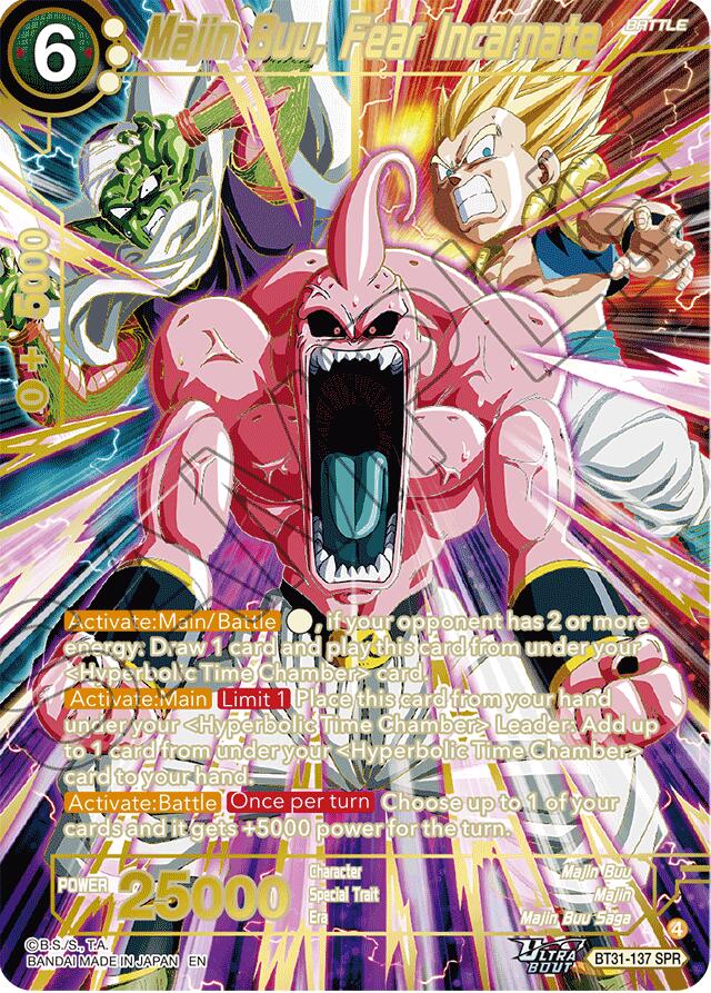 Majin Buu, Fear Incarnate (SPR) (BT31-137) [Impact Beyond Dimensions] | Shuffle n Cut Hobbies & Games