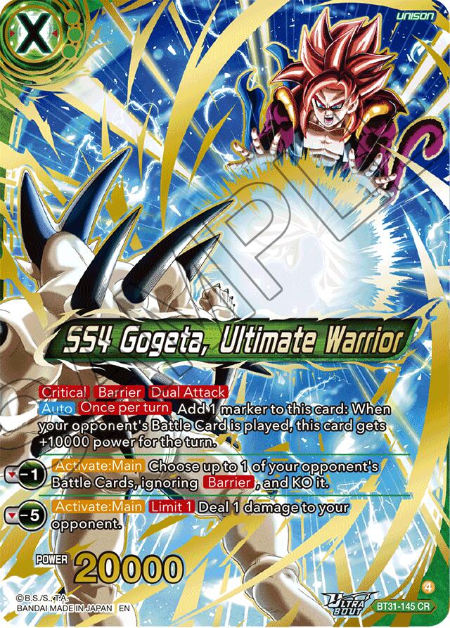 SS4 Gogeta, Ultimate Warrior (BT31-145) [Impact Beyond Dimensions] | Shuffle n Cut Hobbies & Games