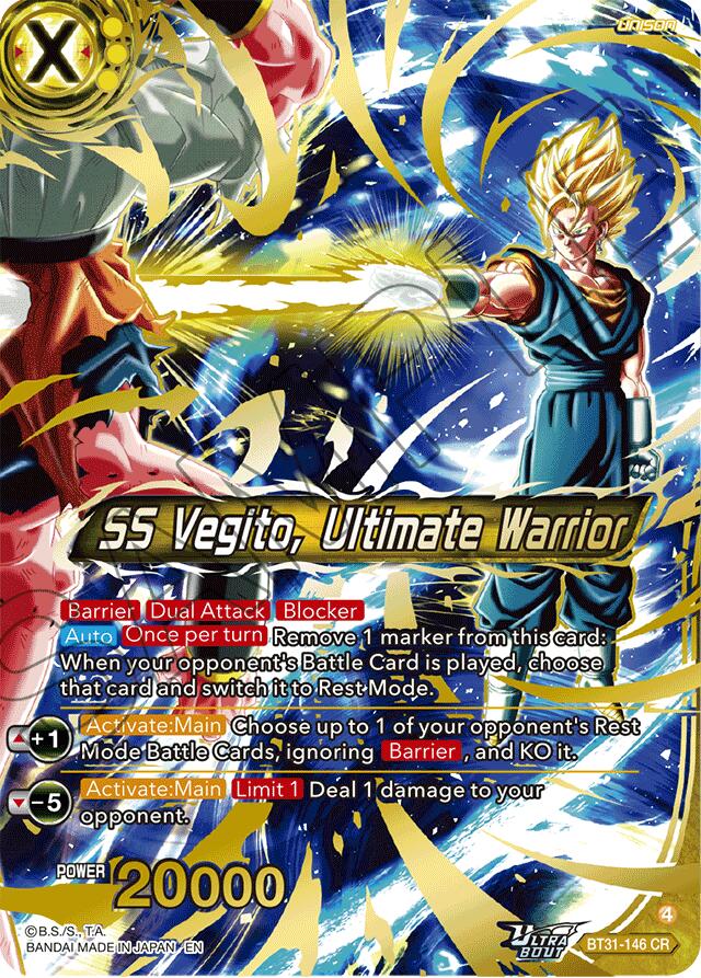 SS Vegito, Ultimate Warrior (BT31-146) [Impact Beyond Dimensions] | Shuffle n Cut Hobbies & Games
