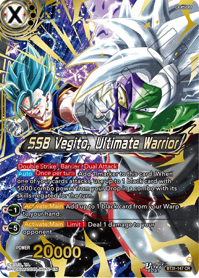 SSB Vegito, Ultimate Warrior (BT31-147) [Impact Beyond Dimensions] | Shuffle n Cut Hobbies & Games