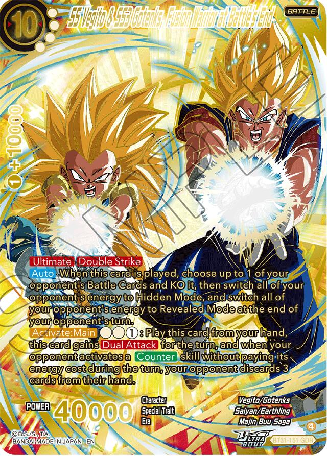 SS Vegito & SS3 Gotenks, Fusion Warrior at Battle's End (GDR) (BT31-151) [Impact Beyond Dimensions] | Shuffle n Cut Hobbies & Games