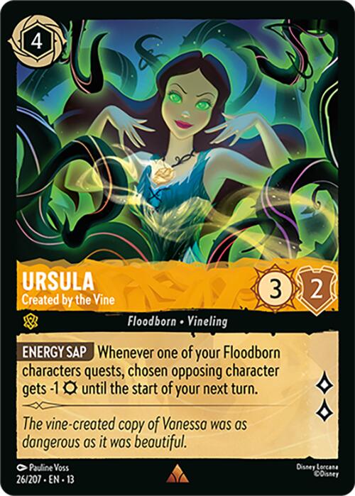 Ursula - Created by the Vine (26/204) [Attack of the Vine!] | Shuffle n Cut Hobbies & Games