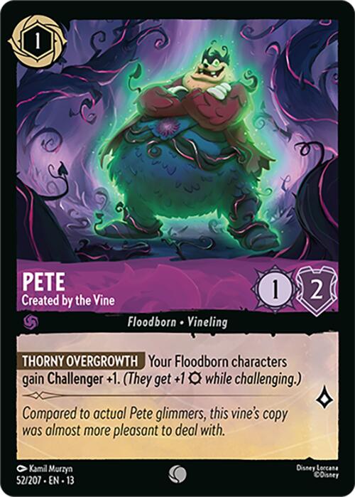 Pete - Created by the Vine (52/204) [Attack of the Vine!] | Shuffle n Cut Hobbies & Games