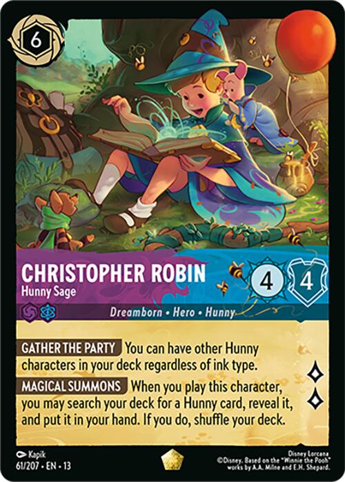 Christopher Robin - Hunny Sage (61/204) [Attack of the Vine!] | Shuffle n Cut Hobbies & Games