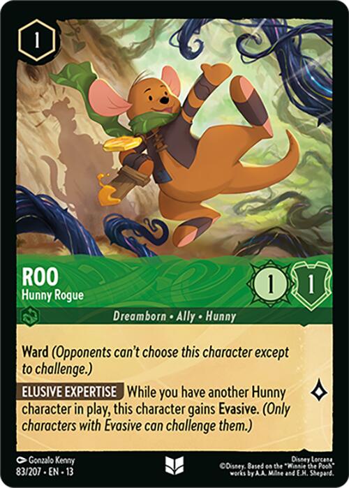 Roo - Hunny Rogue (83/204) [Attack of the Vine!] | Shuffle n Cut Hobbies & Games