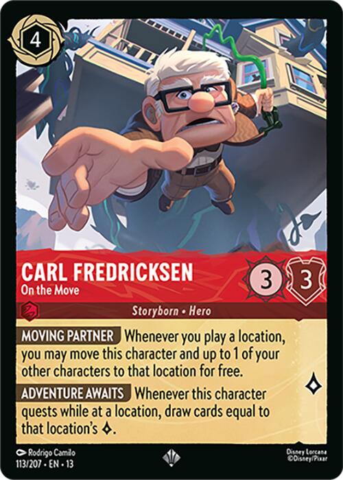 Carl Fredricksen - On the Move (113/204) [Attack of the Vine!] | Shuffle n Cut Hobbies & Games
