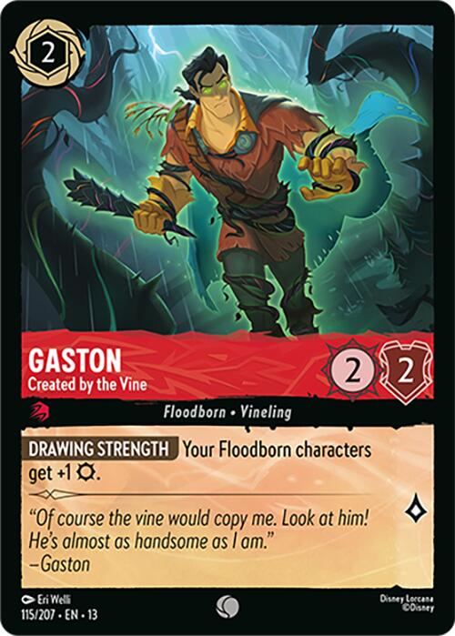 Gaston - Created by the Vine (115/204) [Attack of the Vine!] | Shuffle n Cut Hobbies & Games