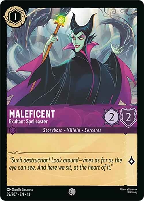 Maleficent - Exultant Spellcaster (39/204) [Attack of the Vine!] | Shuffle n Cut Hobbies & Games