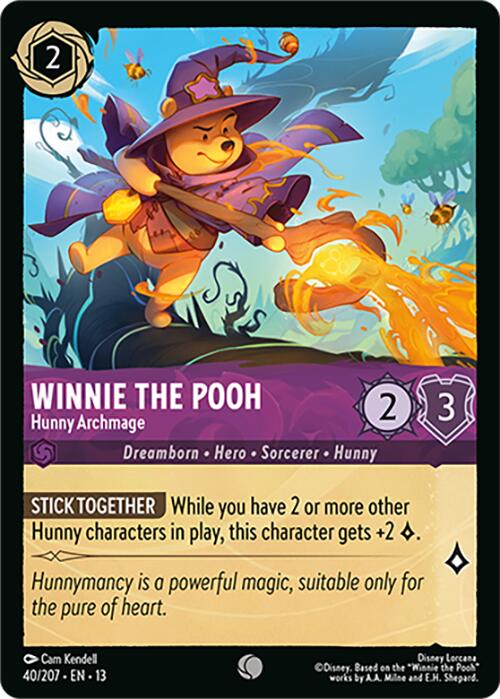 Winnie the Pooh - Hunny Archmage (40/204) [Attack of the Vine!] | Shuffle n Cut Hobbies & Games
