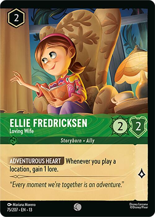 Ellie Fredricksen - Loving Wife (Foil) (75/204) [Attack of the Vine!] | Shuffle n Cut Hobbies & Games