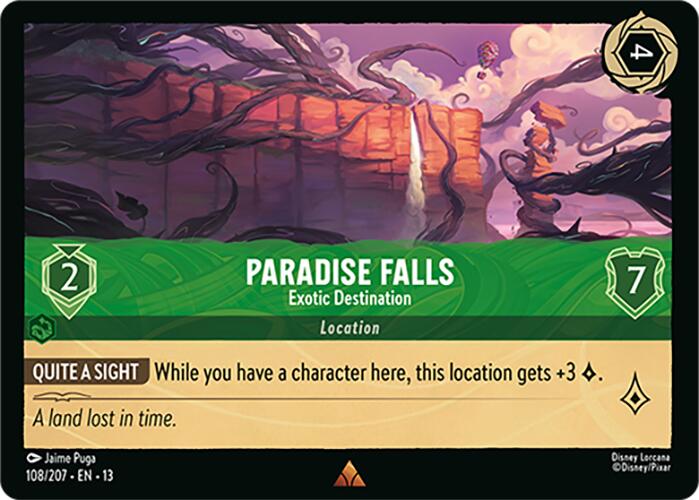 Paradise Falls - Exotic Destination (108/204) [Attack of the Vine!] | Shuffle n Cut Hobbies & Games