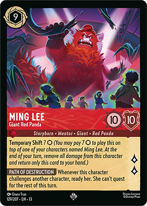 Ming Lee - Giant Red Panda (129/204) [Attack of the Vine!] | Shuffle n Cut Hobbies & Games