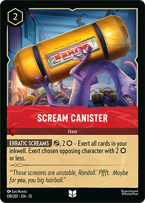 Scream Canister (139/204) [Attack of the Vine!] | Shuffle n Cut Hobbies & Games