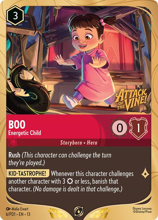 Boo - Energetic Child (6) [Promo Cards] | Shuffle n Cut Hobbies & Games