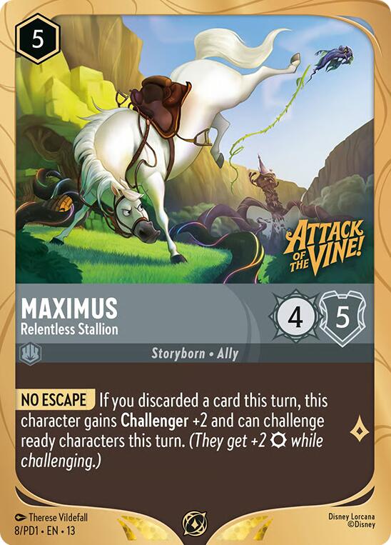 Maximus - Relentless Stallion (8) [Promo Cards] | Shuffle n Cut Hobbies & Games