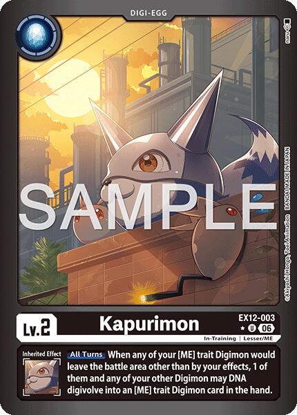 Kapurimon [EX12-003] (Limited Foil) [Digital World Shambala] | Shuffle n Cut Hobbies & Games