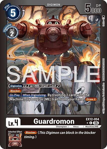 Guardromon [EX12-054] (Limited Foil) [Digital World Shambala] | Shuffle n Cut Hobbies & Games