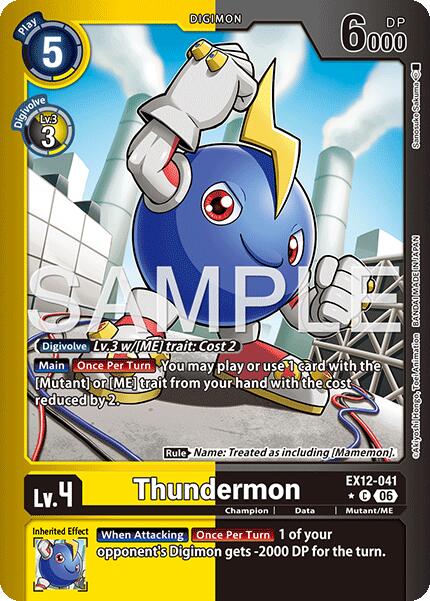 Thundermon [EX12-041] (Limited Foil) [Digital World Shambala] | Shuffle n Cut Hobbies & Games