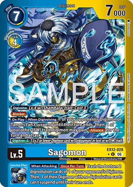 Sagomon [EX12-029] (Limited Foil) [Digital World Shambala] | Shuffle n Cut Hobbies & Games