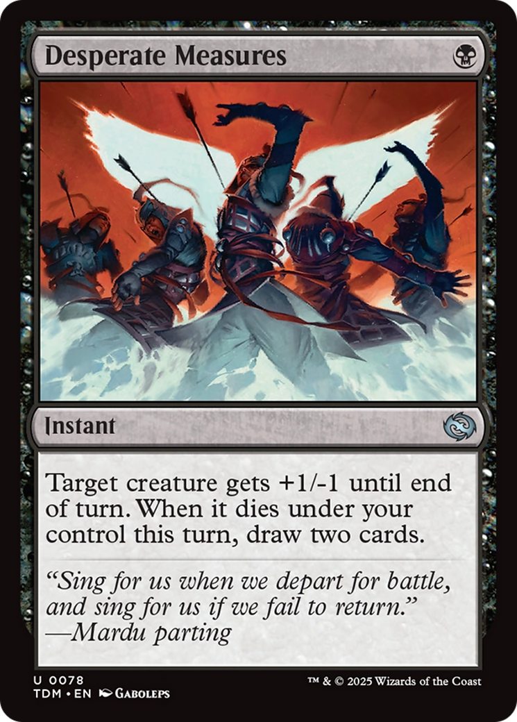 Desperate Measures [Tarkir: Dragonstorm] | Shuffle n Cut Hobbies & Games