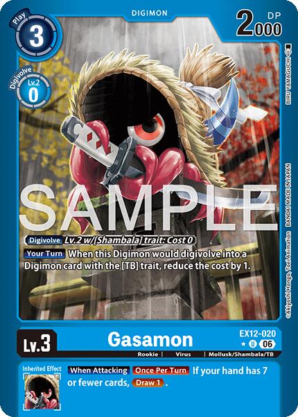 Gasamon [EX12-020] (Limited Foil) [Digital World Shambala] | Shuffle n Cut Hobbies & Games
