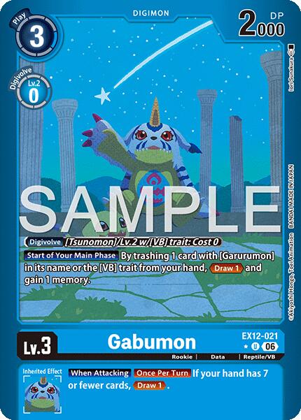 Gabumon [EX12-021] (Limited Foil) [Digital World Shambala] | Shuffle n Cut Hobbies & Games
