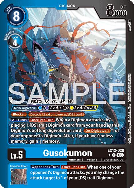 Gusokumon [EX12-028] (Limited Foil) [Digital World Shambala] | Shuffle n Cut Hobbies & Games