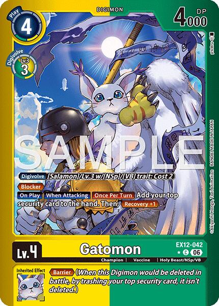 Gatomon [EX12-042] (Limited Foil) [Digital World Shambala] | Shuffle n Cut Hobbies & Games