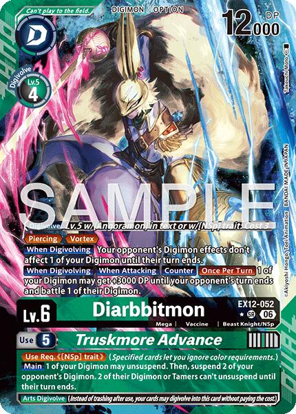 Diarbbitmon // Truskmore Advance [EX12-052] (Alternate Art) [Digital World Shambala] | Shuffle n Cut Hobbies & Games
