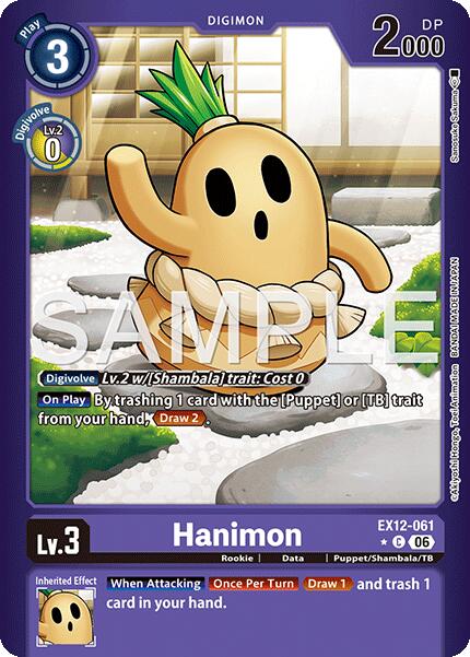 Hanimon [EX12-061] (Limited Foil) [Digital World Shambala] | Shuffle n Cut Hobbies & Games